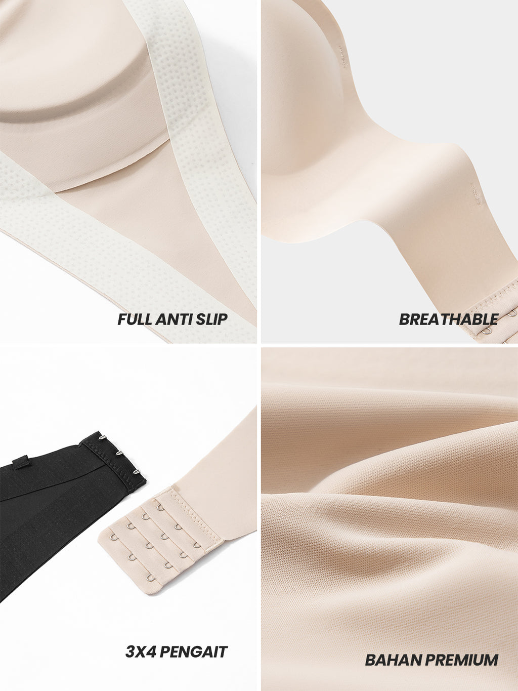 Big Size Strapless Bra #816